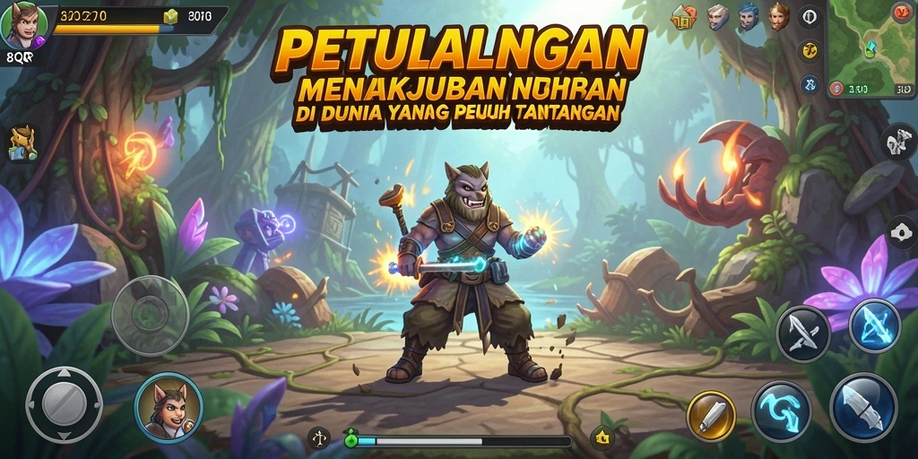 Screenshot gameplay 8QR menampilkan karakter beraksi dalam petualangan menegangkan.