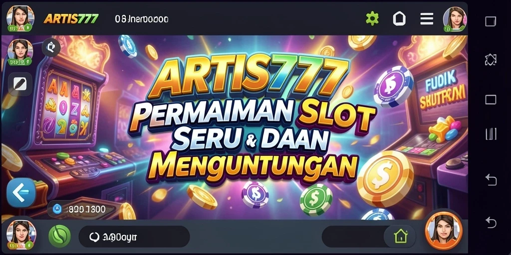 Tampilan gameplay menarik dari ARTIS777 yang penuh warna.