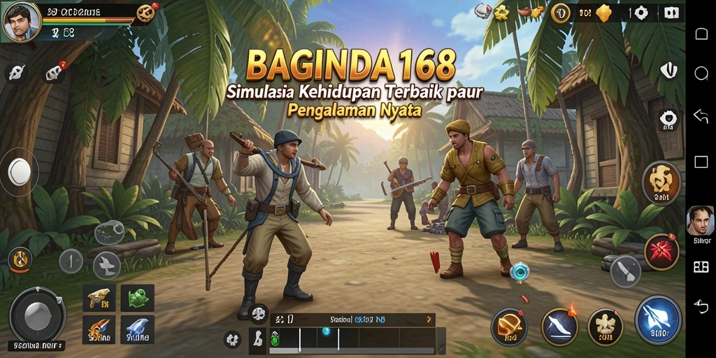 Screenshot utama BAGINDA168 menampilkan gameplay simulasi yang menarik dan realistis.
