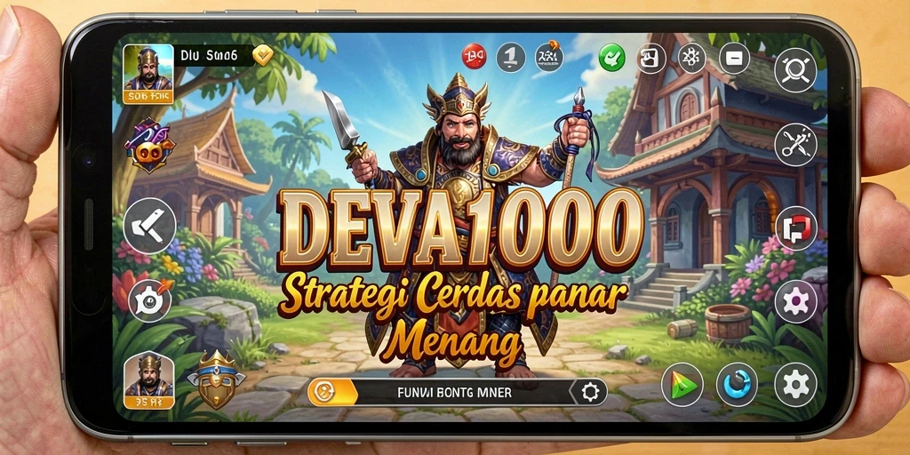 Tampilan gameplay DEWA1000 dengan aksi strategi yang dinamis.