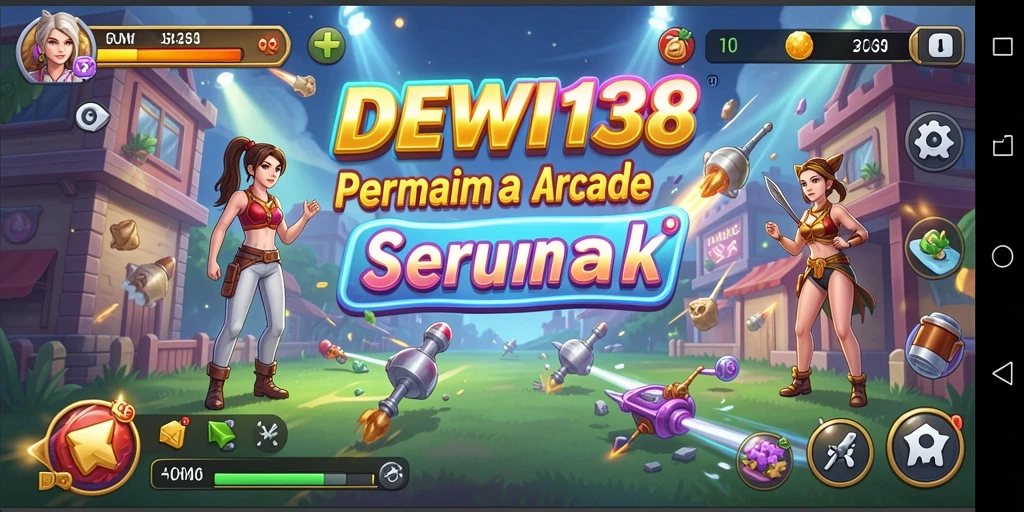 Screenshot utama DEWI138 menampilkan aksi seru gameplay Arcade.