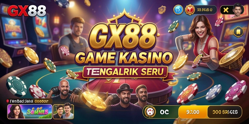 Tampilan menarik dari gameplay Kasino di GX88 dengan grafis realistis.