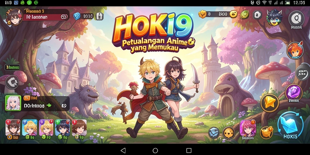 Gameplay HOKI9 yang penuh warna dan karakter anime yang menarik.