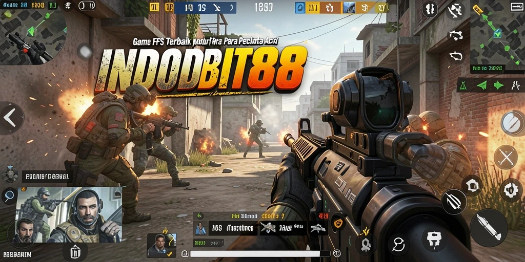 Tampilan gameplay <strong>INDOBIT88</strong> yang penuh aksi dan mendebarkan.