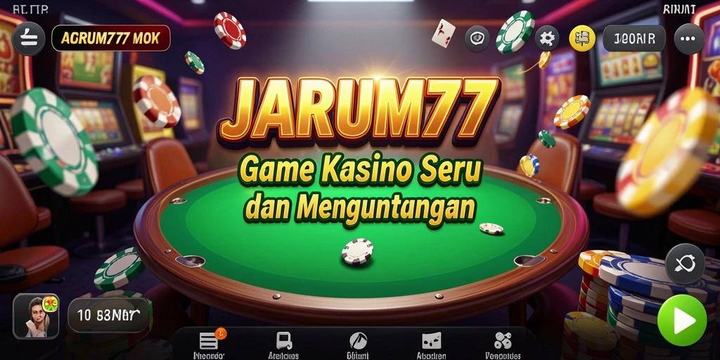 Tampilan gameplay seru dan menghibur di JARUM77.