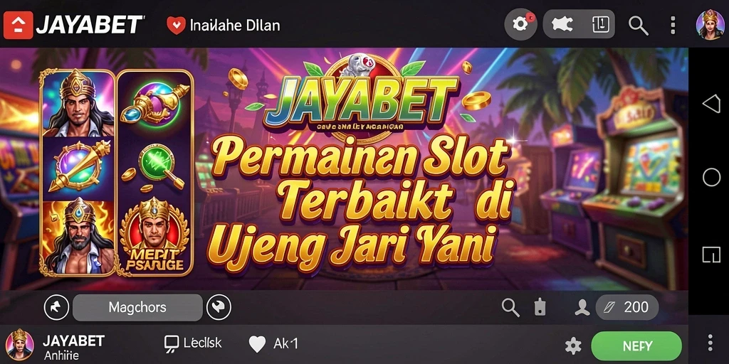 Tampilan gameplay seru JAYABET dengan mesin slot yang beragam.