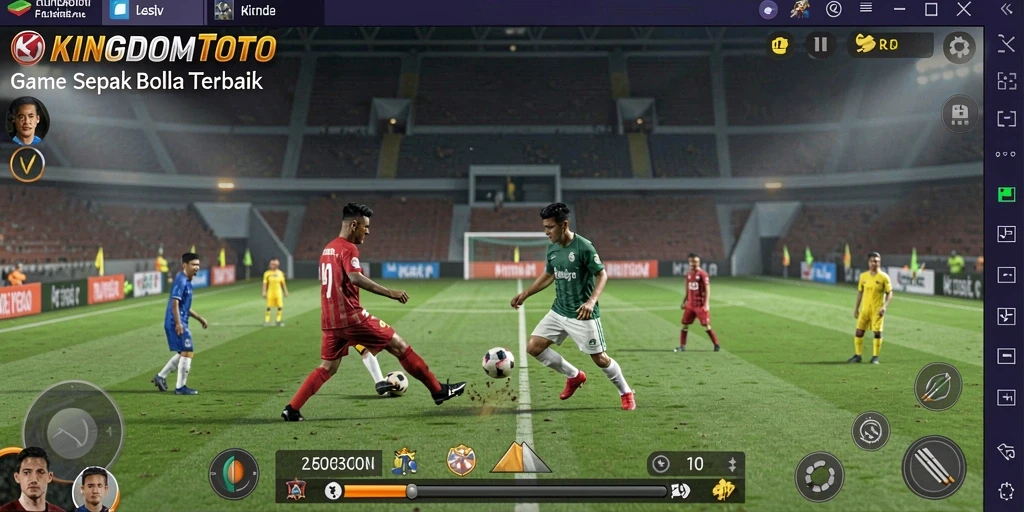 Gameplay mendebarkan dari KINGDOMTOTO saat pertandingan berlangsung.