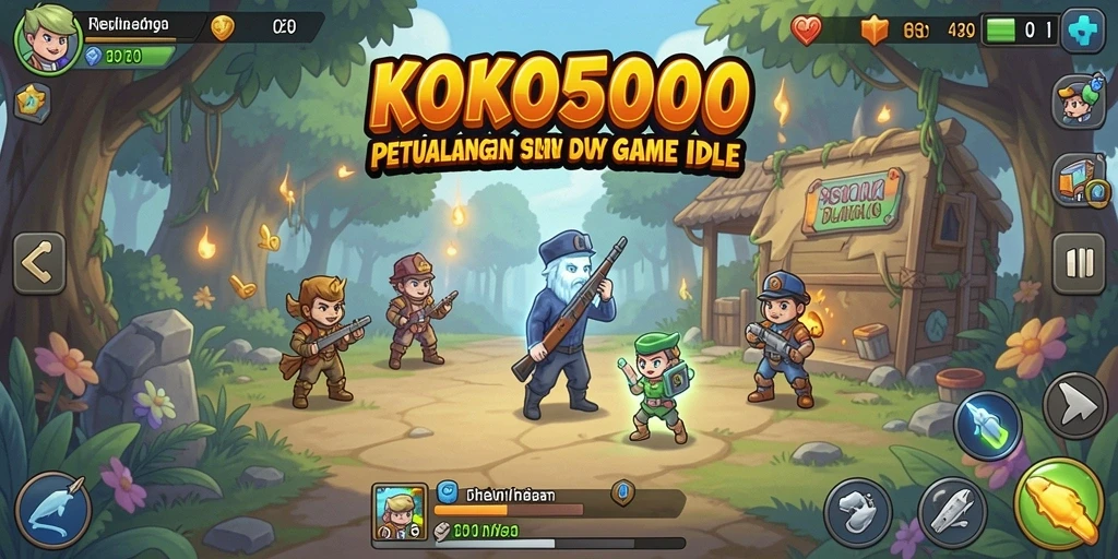 Tampilan gameplay KOKO5000 yang menarik dan interaktif.
