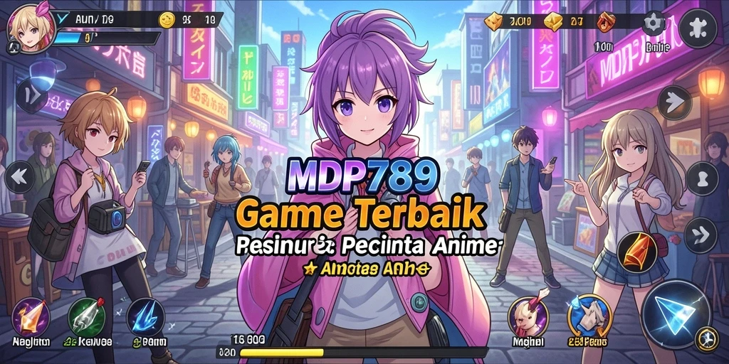 Screenshot utama MVP789 menampilkan karakter Anime dalam pertempuran epik.