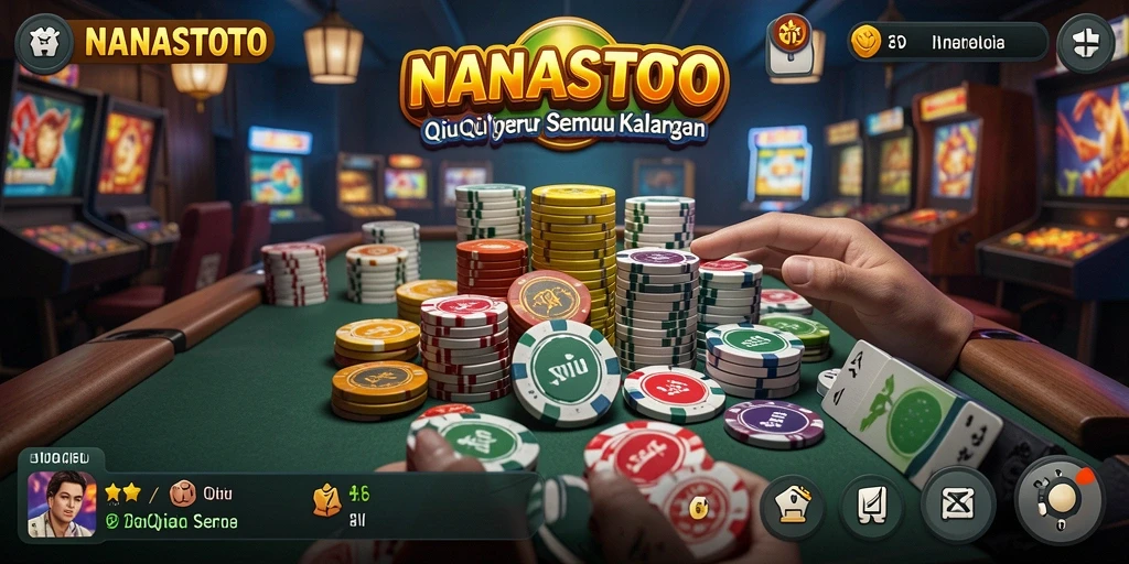 Gameplay seru dari NANASTOTO yang memikat semua pemain QiuQiu.