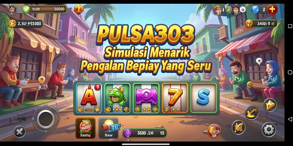 Screenshot utama PULSA303 menampilkan gameplay Simulation yang seru.