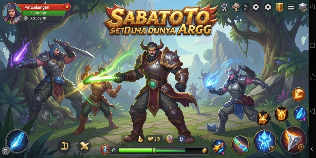 Tangkapan layar memperlihatkan aksi seru dalam gameplay ARPG.