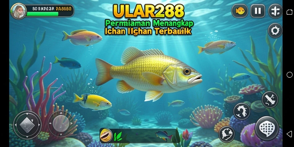 Gameplay menggembirakan saat menangkap ikan di ULAR288.